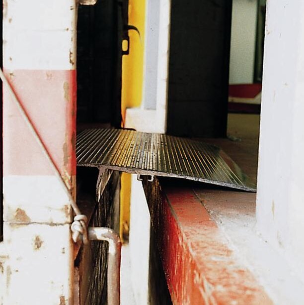 Überladeblech in Benutzung